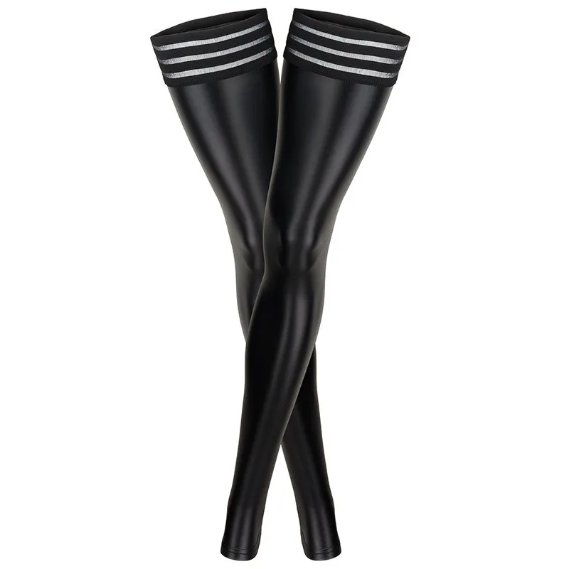 PU Leather Thigh High Stockings 3 PU Leather Thigh High Stockings 3