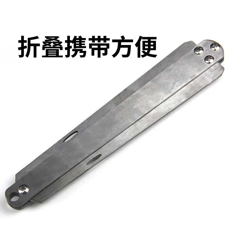 

Fishing Folding Fishing Knife Stainless Steel Supplies with Seven Core Umbrella Rope Mower Knife Aquatic Plants 50 Yuan Angling