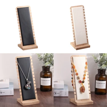 

2 Pcs Premium Tabletop Necklace Display Stand Necklace Holder Necklaces Organizer for Retail Store, Showcase, Photography, Home