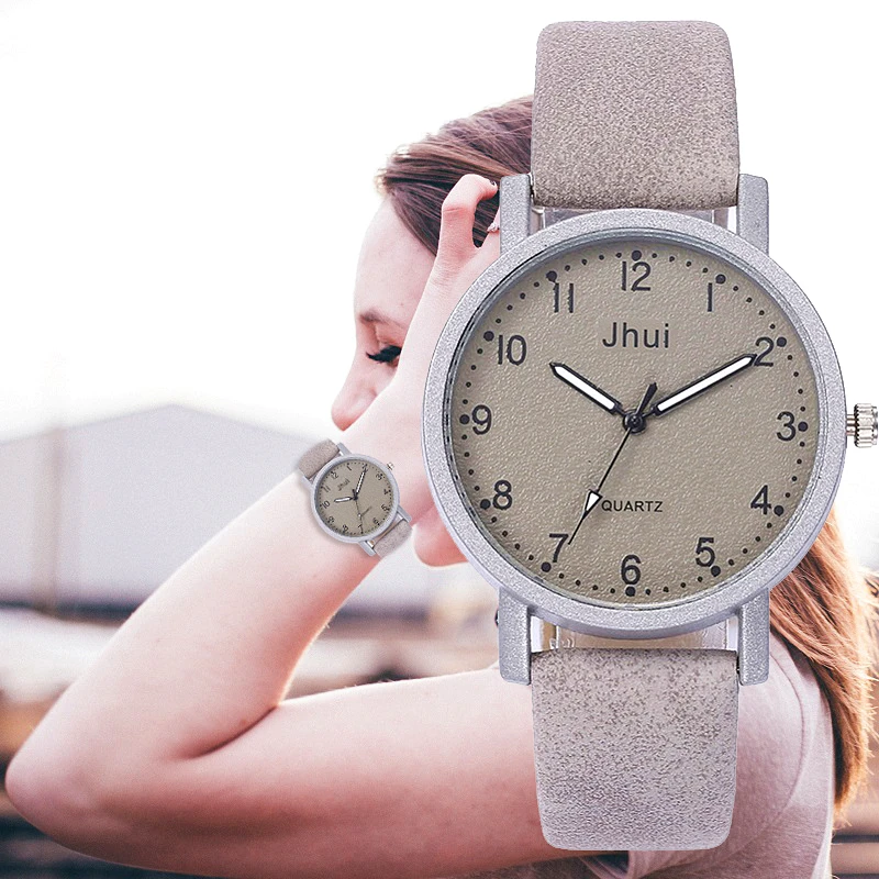

Women Quartz Watch Simple Ladies Leather Strap Watches Minimalism Analog WristWatch Female Clock Gift Relogio Female