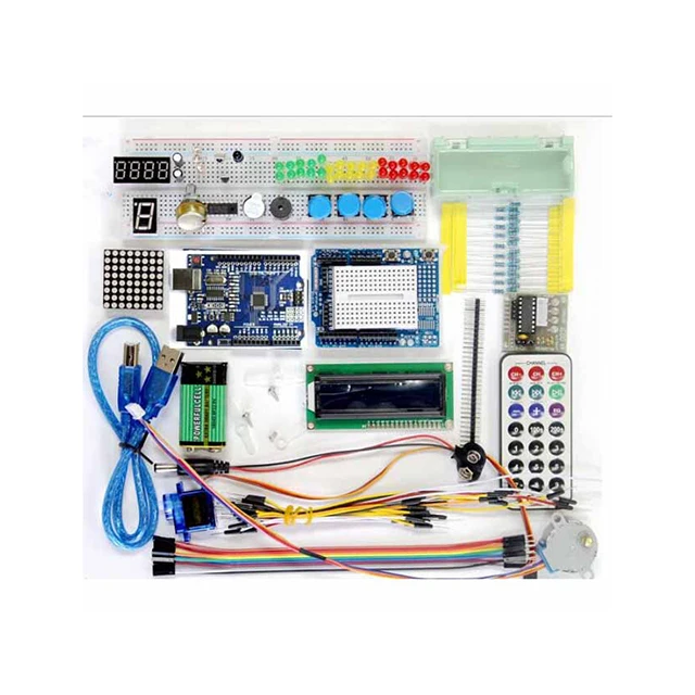 

A15-- Improved version for UNO R3 Starter Kit Upgraded Starter Learning Kit for UNO R3 DIY KIT