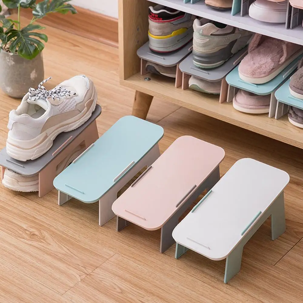 

Simple Shoe Rack Storage Creative Double Layer Detachable And Combinable Storage Shoe Rack Home Living Room Shoe Storage Rack