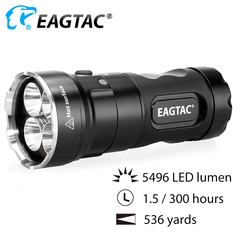 EAGTAC MX25L4C комплект светодиодный фонарик 5496 люмен программируемые режимы