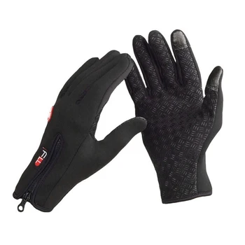 

1 Pair Gloves Winter&Autumn Windproof Touch Anti-slip Screen Glove Bikes Motorcycle Waterproof And Warm Gloves For Men Women