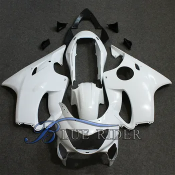 

Motorcycle Fairing kit for Honda CBR600 F4 99 00 CBR600F4 1999 2000 F4 CBR600 ABS Fairings set bodywork full white Blue Rider