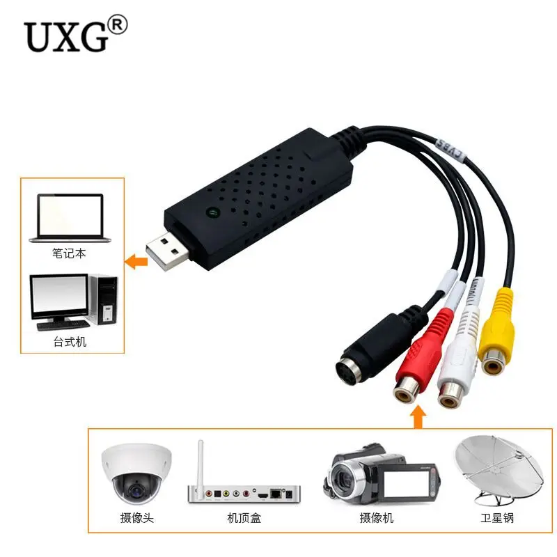Hot selling! Easycap USB 2.0 E7 WIN Video TV DVD VHS DVR Converter Capture Card Adapter Vedio Device | Компьютеры и офис