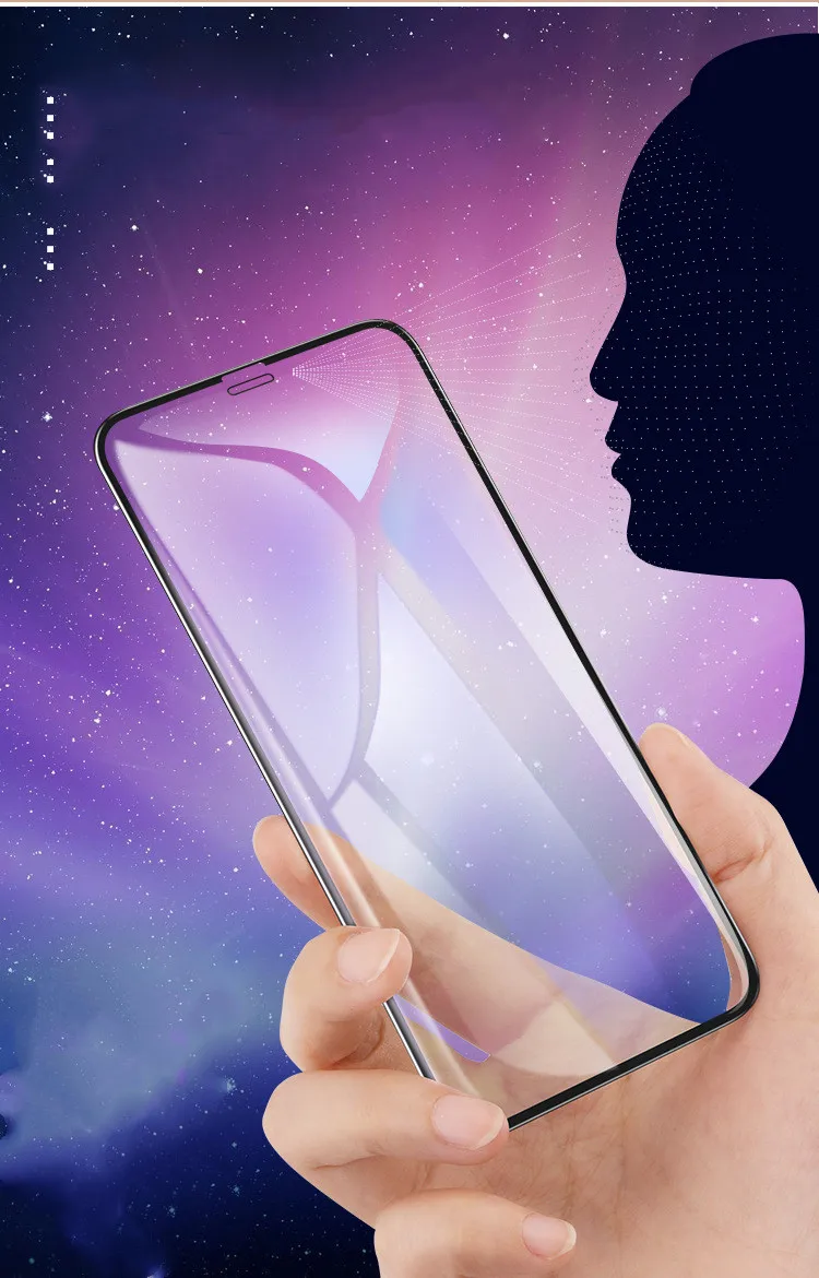 6D полное покрытие закаленное стекло для iphone 6 6s 7 8 Plus X XS MAX защита экрана на 11 pro 9H