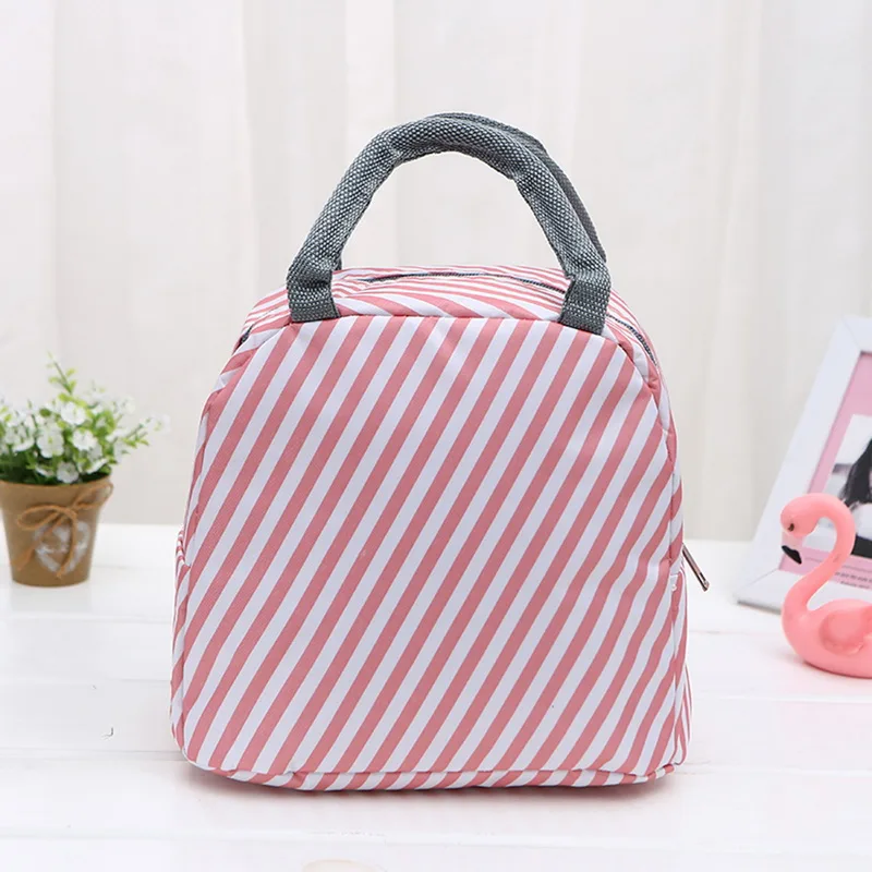 Oxford Waterproof Portable Lunch Bag Thermal Insulated Snack Carry Tote Bag Travel Picnic Food Storage Pouch For Women Kids