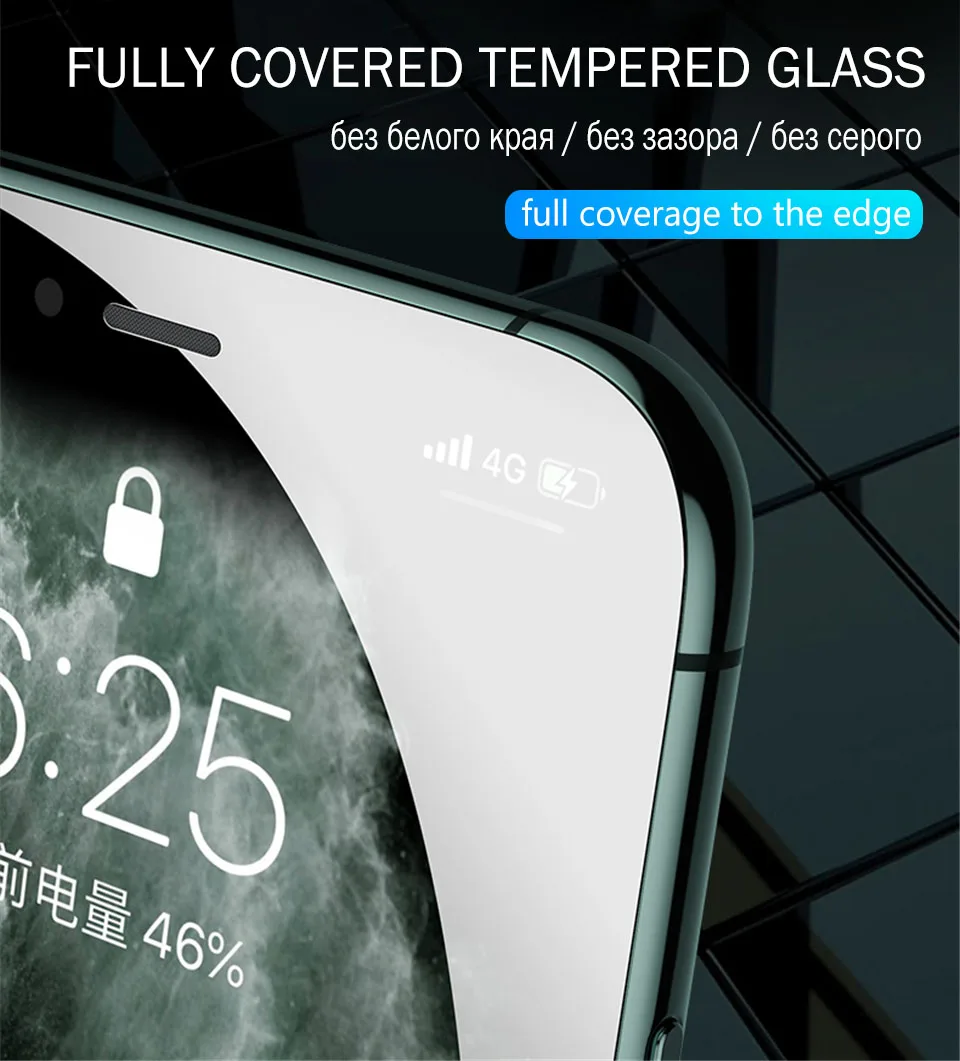 99D Полное покрытие экрана Защитное стекло для iPhone XS 11 Pro Max закаленное стекло для iPhone X 6 6s 7 8 Plus XR New Flim