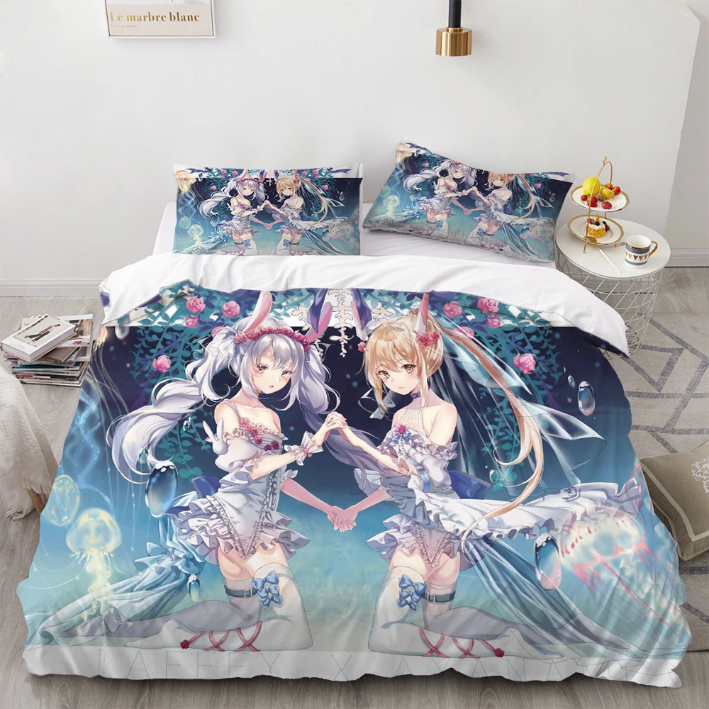 2 3個セクシーな女の子アニメーション寝具セット日本アニメ布団カバー寝室用ベッドキルトカバー100 のマイクロファイバー生地カバーセット 寝具セット Aliexpress