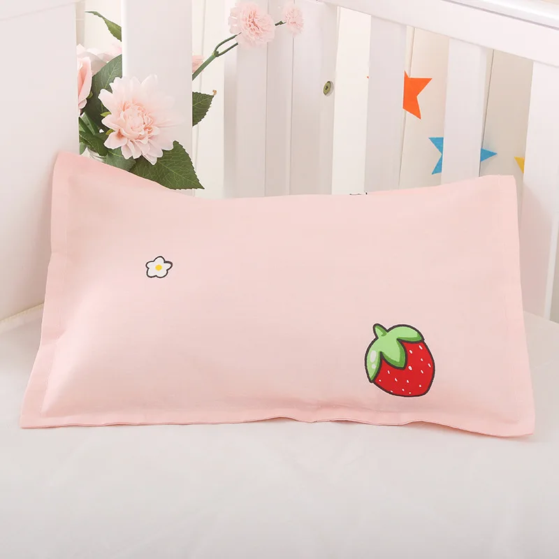 comforter sets 40*25cm INS Baby Pillows For Sleeping Pillow Case Pillow Filling Cotton Woven Fabric Wholesale Baby Bed Products For Newborn baby seat support rope Bedding