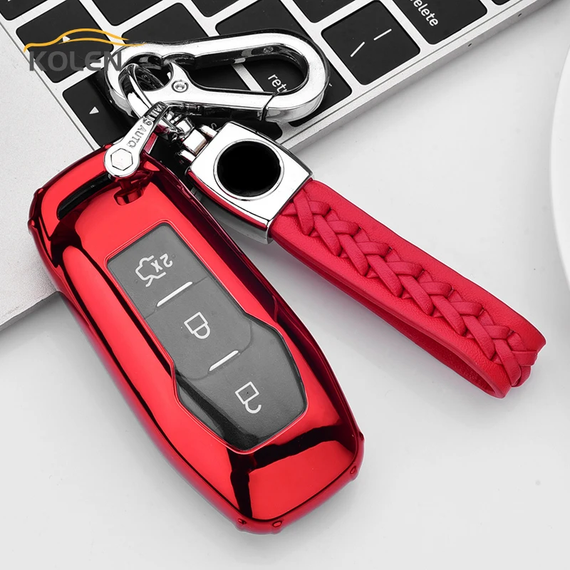 Soft TPU Car Remote Key Case Cover For Ford F-150 Mondeo Fusion Mustang Explorer Edge Galaxy Ranger Holder Shell Fob Accessories - H89c6f0ba446845f9b70b3c7093aeb854q