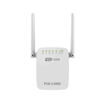 

FULL-Wifi Range Extender Wireless Repeater Pixlink 1200Mbps Wifi Extender Internet Signal Booster With External Antennas Full Co