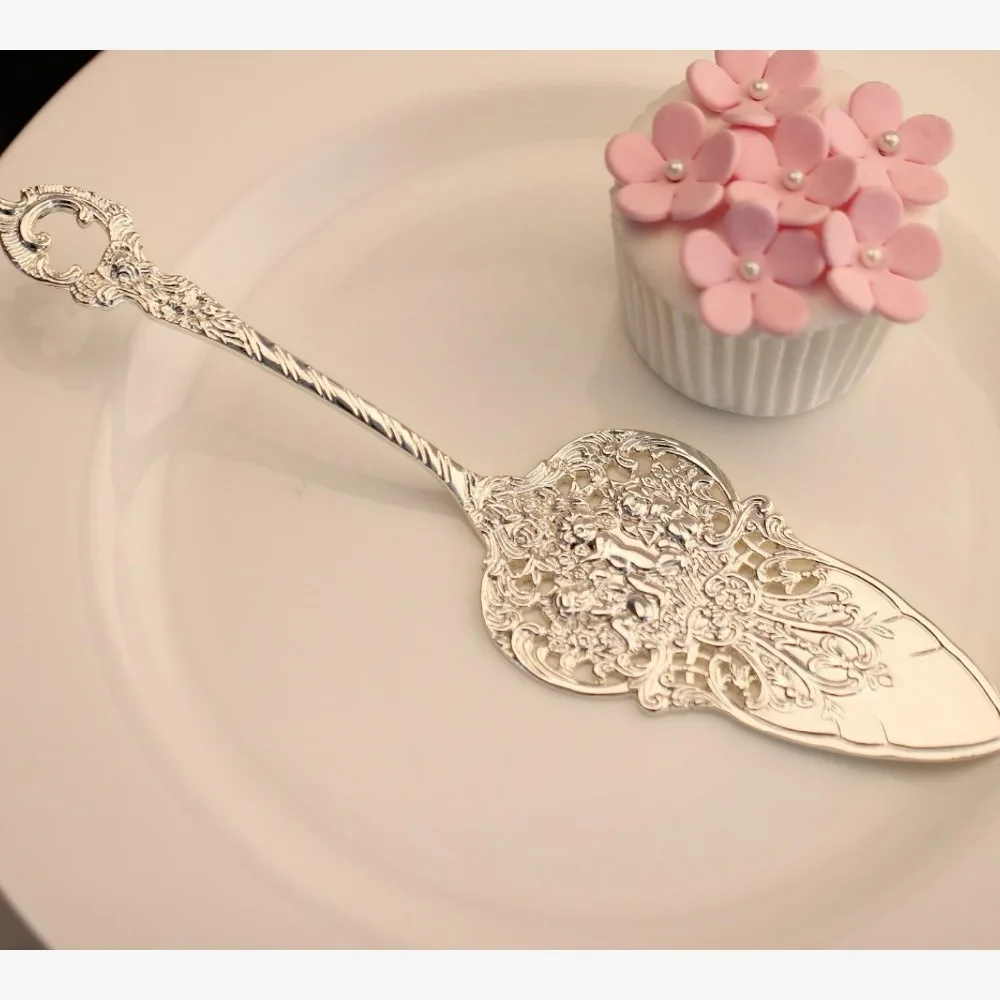 Silver cake shovel knives set  (3)