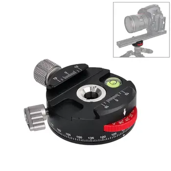 

Alloy Coaxial Indexing Clamp Scale Fluid 360 Degree Panorama Base Mount Tripod Head Panorama Base Mount Tripod R60