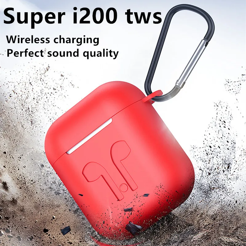 

i200 TWS Newest With sensor function 2nd generation H1 chip App Pop-up animation Bluetooth Earphone Connect Headphone1:1