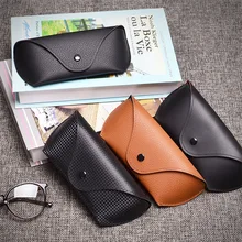 1 шт. портативный унисекс искусственная кожа глаз очки солнцезащитные очки держатель коробка чехол и солнцезащитные очки компрессионный мягкий пакет Чехол для очков