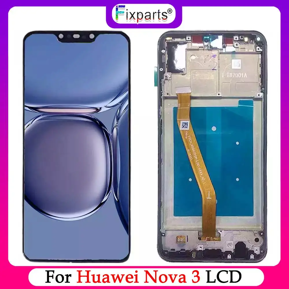 New LCD Huawei Nova 3 Display +Touch Screen Digitizer Assembly Replacement Part 6.3&quot For | Мобильные телефоны и