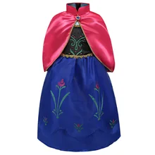 Детские платья для девочек; платье Анны; костюм Эльзы; платье принцессы; детская одежда; длинное платье для выпускного вечера; праздничная одежда для девочек; лето г