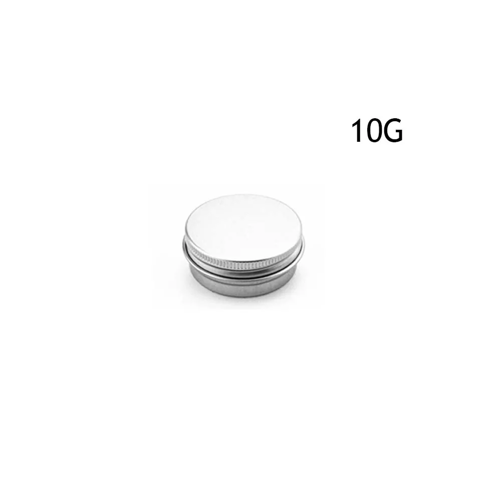 10G Маленькая жестяная коробка мини металлическая коробочка для хранения горшок плотная контейнер многоразового использования бутылки верхней части винта косметического крема банки для хранения 5/10/15/30/50 мл - Цвет: 10G