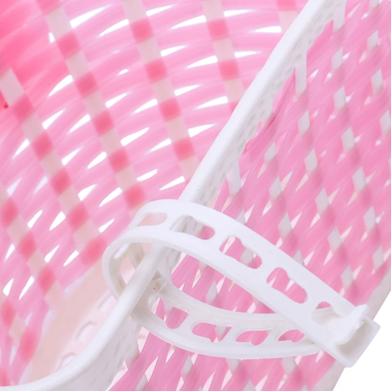 Flash Deal Children Bicycle Basket mit Bow On Belly Pink 7