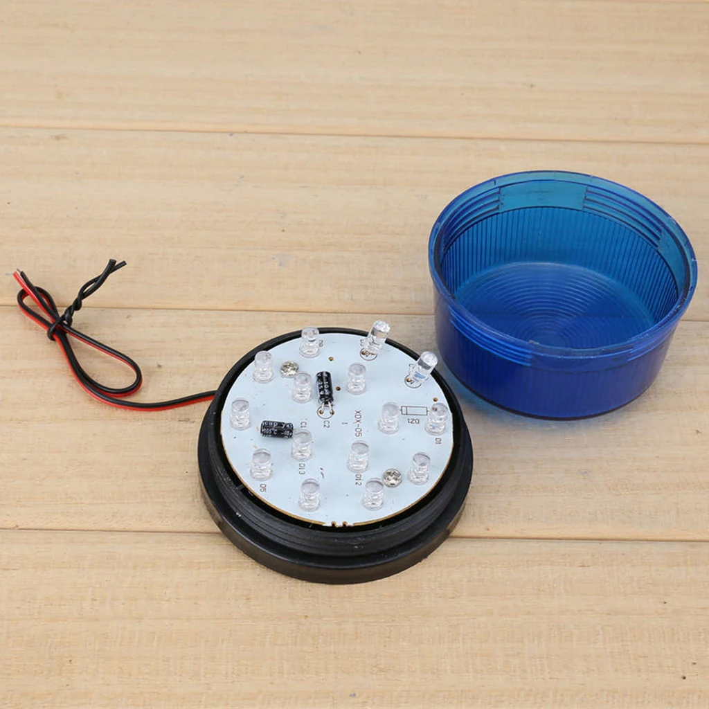 12V Flashing LED Strobe Light Emergency Traffic Warning Light For Truck