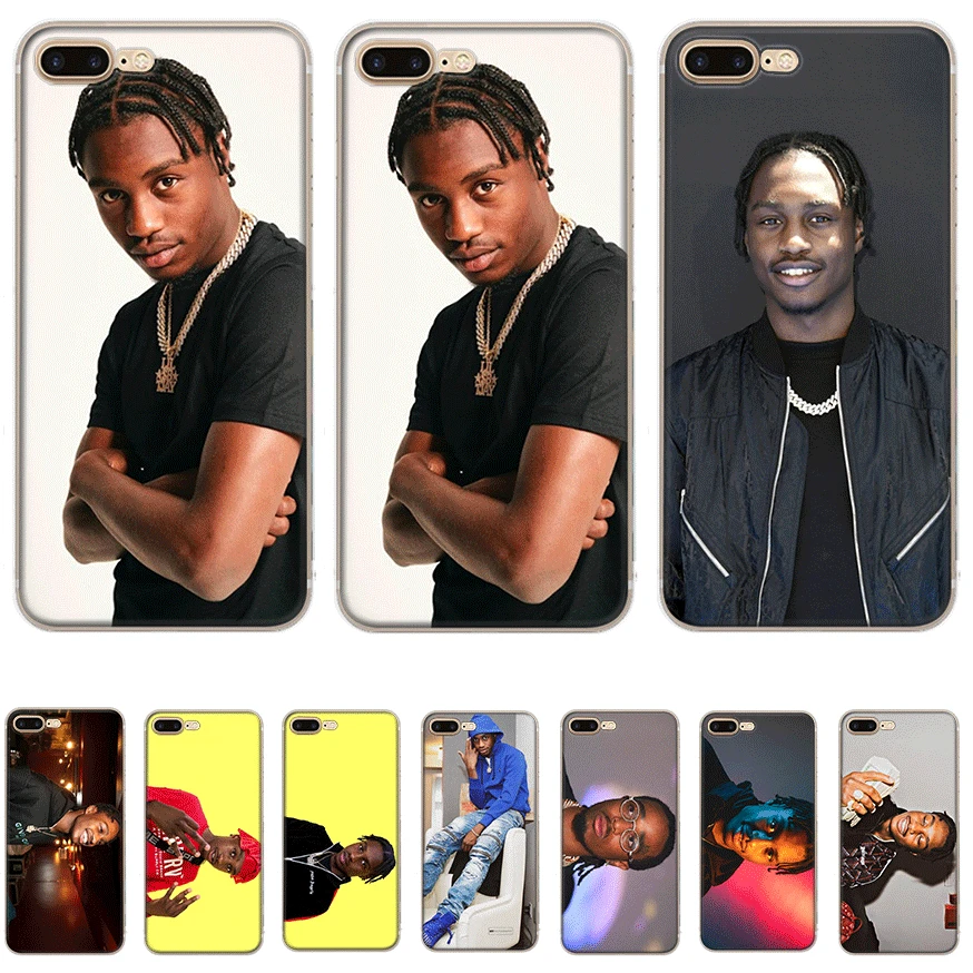 

Cell Mobile Phone Case For iPhone 11 Pro XR X XS Max iPhone 7 8 6 6s Plus 5 5S SE Cover Lil Tjay Shell