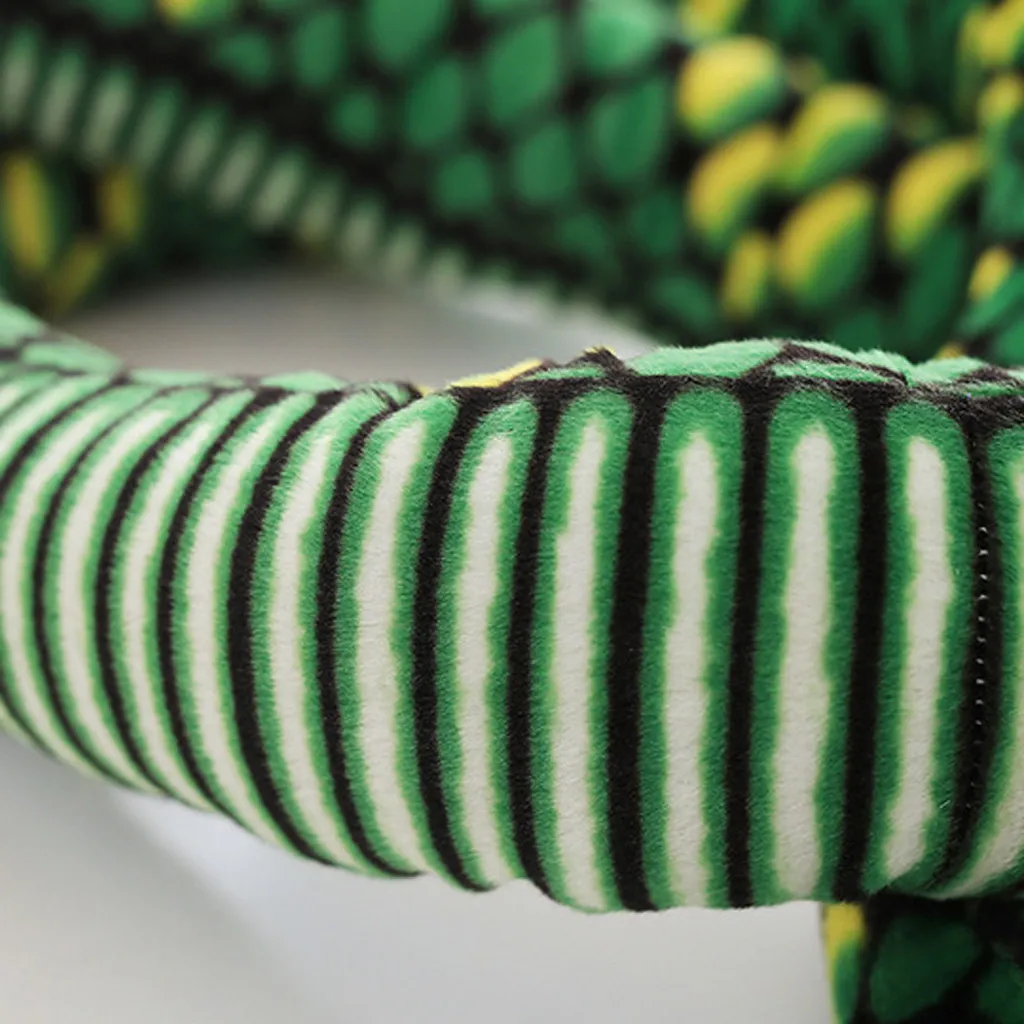 Prank Toys Giant Boa Constrictor Stuffed Animal Soft Snake Plush Toy realistic simulation creative home decorations #D