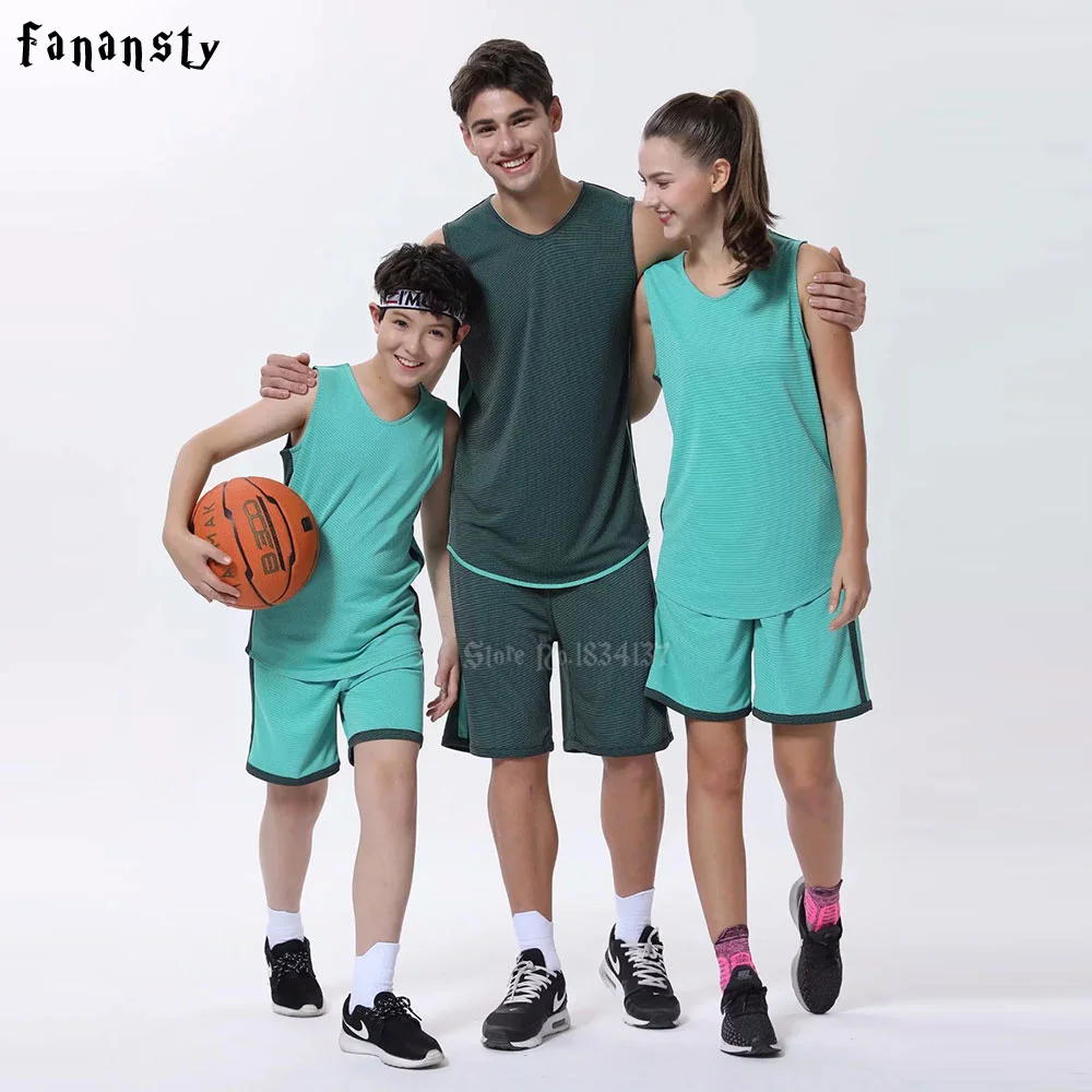 Двухсторонняя баскетбольная форма, спортивная одежда, двухсторонняя баскетбольная форма, Детские Индивидуальные Тренировочные костюмы, мужские зеленые