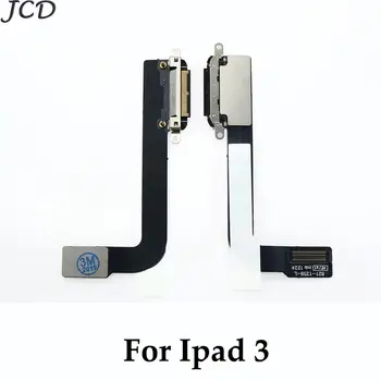 

JCD For ipad3 USB Dock Charging Port Back Rear Flex Cable Charger Connector For ipad A1416 A1430 Replacement Parts