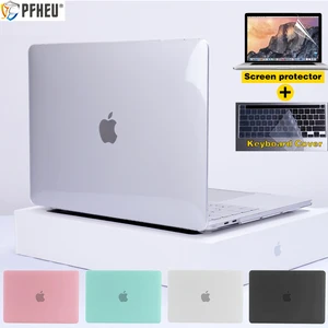 Чехол для ноутбука Macbook Air 13 15 M2 A2681 A2941 A2337 A2338 M1 14 A2442 A2779 Touch Bar для Pro 16 A2485 A2780 чехол для клавиатуры