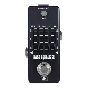 

AROMA AEB-5 Graphic Bass Guitar 5-Band EQ Equalizer Effect Pedal True Bypass Aluminum Alloy Body Guitar Parts & Accessories