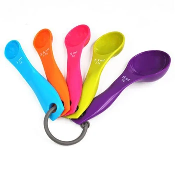 

17Pcs 6 Colors Reusable Silicone Non-Stick Baking Cups Liners Set Spoons DTT88
