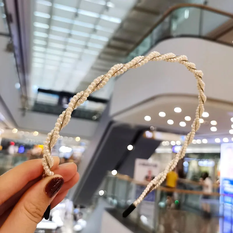 15 Styles Big Pearl Headband Bow Sunflower Hoops Hair Accessories hair accessory pearl hairpins For Women Girls
