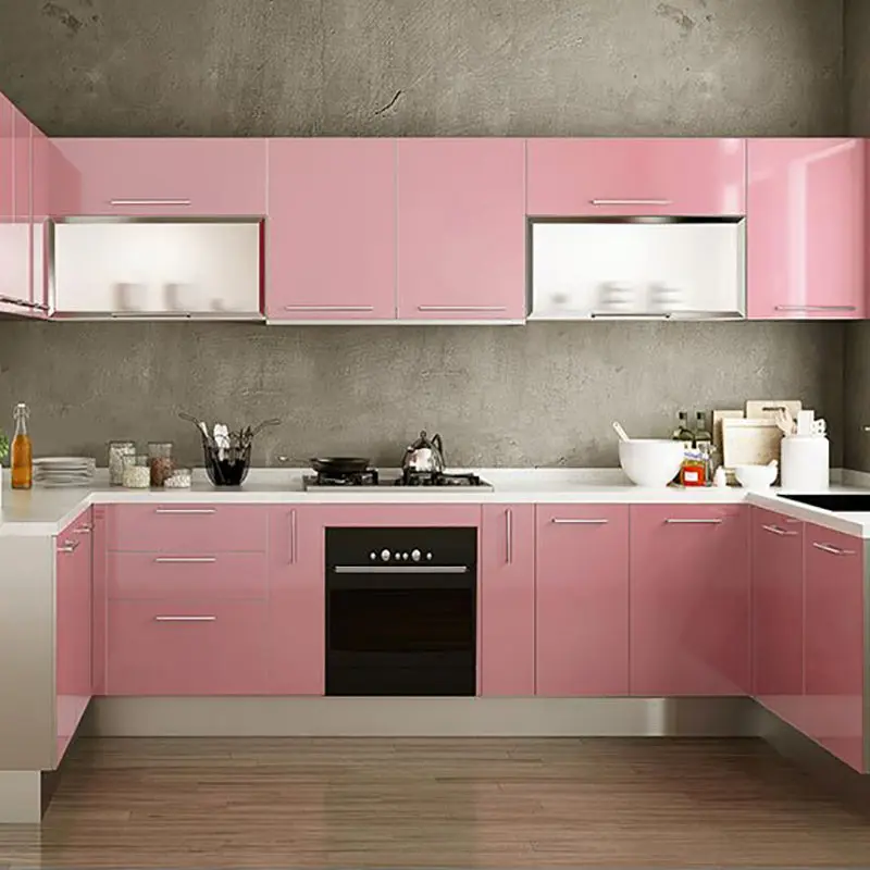 Najtaniej 5M wodoodporna naklejka ścienna nowoczesna folia dekoracyjna do domu samoprzylepne tapety do kuchni element wyposażenia kredensu naklejki Home Decor Sol