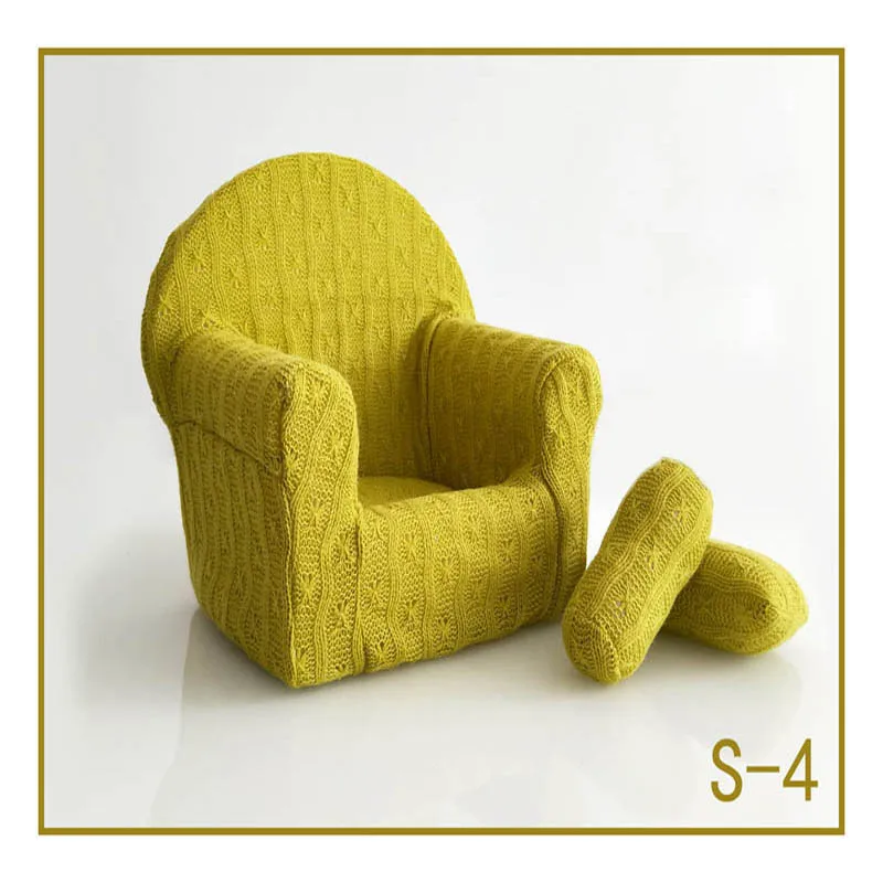 Новорожденный мини-диван кресло фотосессия реквизит позирует подушки аксессуары для фотографирования для детей от 0 до 3 месяцев - Цвет: 18