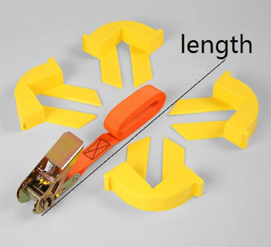 25MM,1",800KGX2M-5M Cargo lashing with Angle combiner 90 degree right angle binding strap tightener woodworking wardrobe