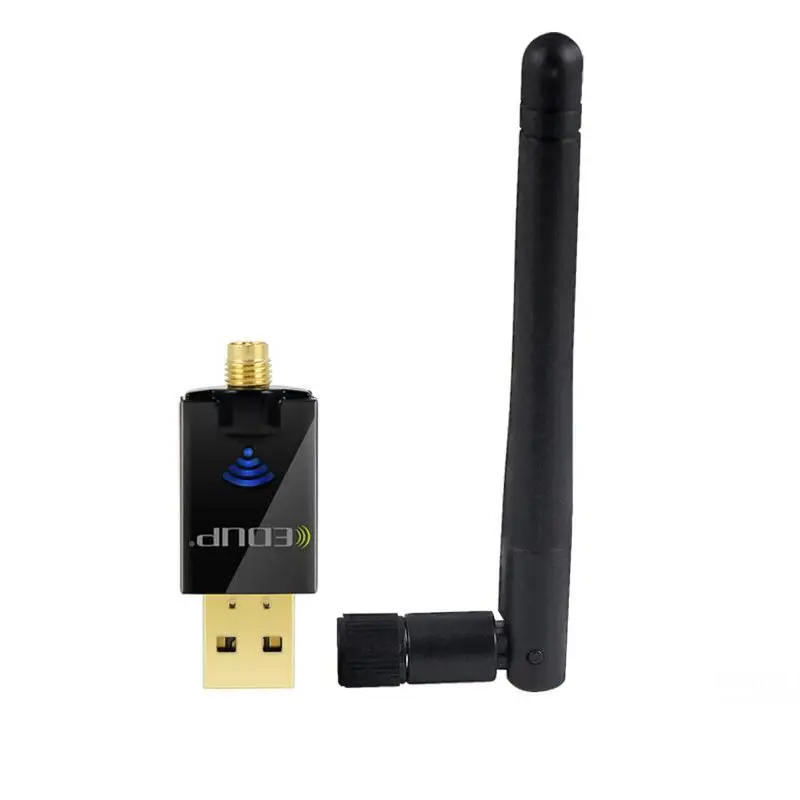 USB Wifi адаптер 600 Мбит/с Wi-Fi адаптер 5 ГГц 2dBi антенна USB Ethernet ПК Wi-Fi адаптер USB Lan Wifi ключ AC Wifi приемник