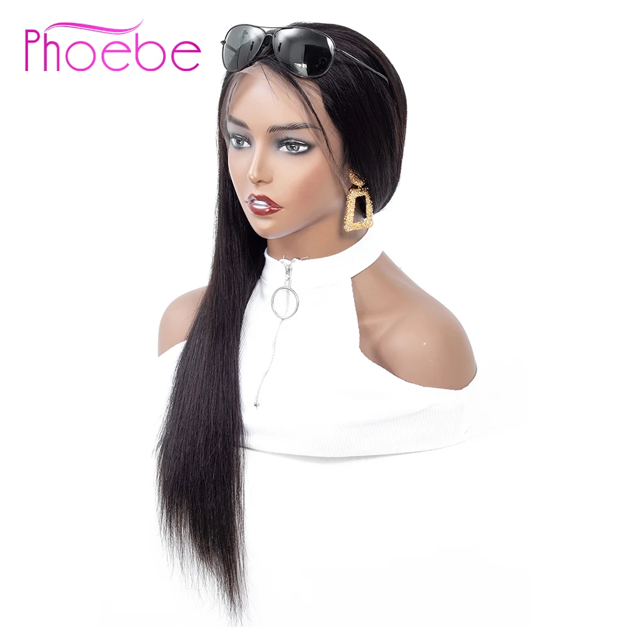 

Phoebe 13x4 Straight Lace Front Human Hair Wigs Non-Remy Human Hair 150% Density Malaysia Hair Lace Wigs For Black Women