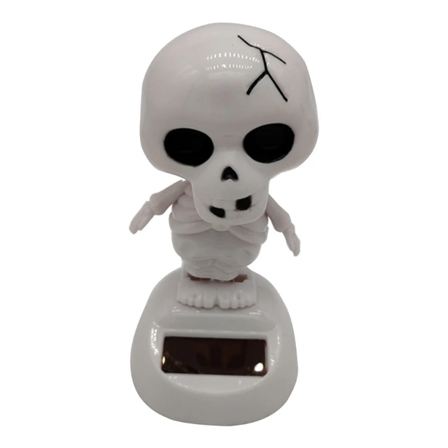 Solar Powered Dancing Halloween Swinging Animated Bobble Dancer Toy Car Decor Solar Creative Swinging Shaking Ornaments 5