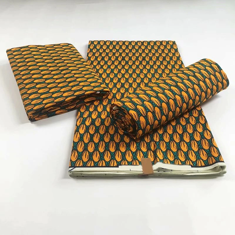 2021 New Hot Sale African Wax Fabric Cotton Material Nigerian Ankara Block Prints Batik Dutch High Quality Sewing Cloth VL-40