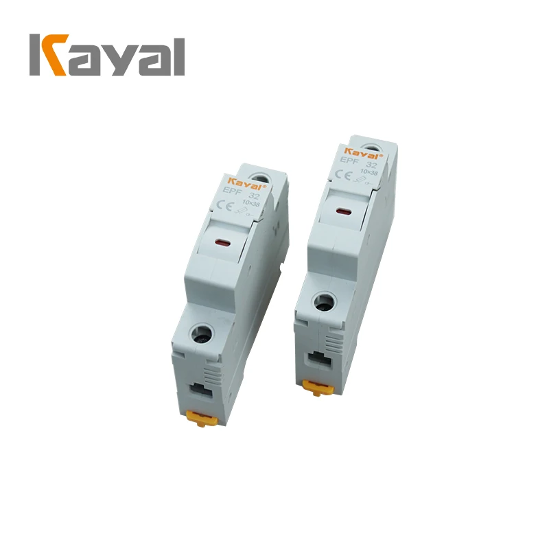 Подлинная Kayal DC Держатель предохранителя 1000 В сердечник+ база солнечной защиты от перенапряжения устройство защиты от перенапряжения