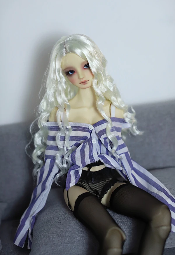 1 шт. Новая Одежда для куклы BJD для 1/3 1/4 MDD. MSD SDGR16 полосатая рубашка без бретелек модная кукольная одежда аксессуары