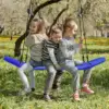Saucer Tree Swing Surf Kids Outdoor Adjustable Oval Platform Set w/ Handle  OP70325 2