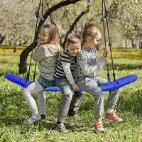 Saucer Tree Swing Surf Kids Outdoor Adjustable Oval Platform Set w/ Handle  OP70325 2