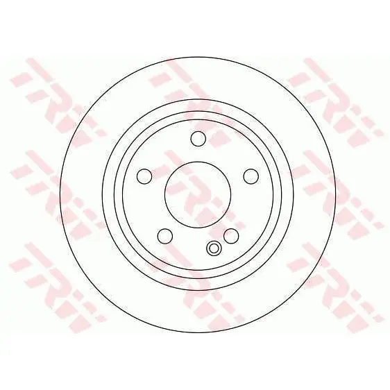 Диск тормозной MERCEDES W169 A150-160 04- передний не вент.D=276