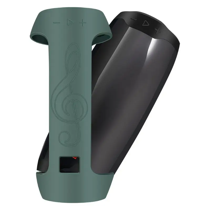 Силиконовый чехол с карабин с ремешком для J-B-L Pulse 4 Bluetooth