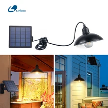 Садовый Солнечный светильник Ретро лампа фонарь Подвесная лампа-канделябр со шнуром Подвесная лампа с питанием от солнечной энернии для наружного кафе IP65 водонепроницаемый