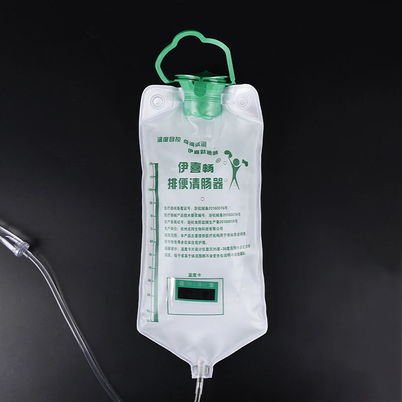 1200ml Colon Enema Bag Set Colonic Irrigation Douche Cleansing Kit Home Use