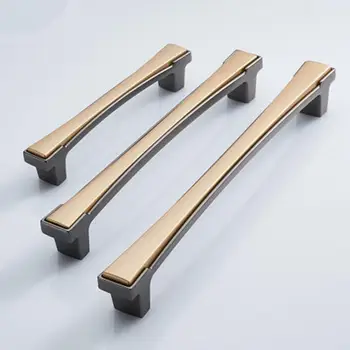 

Solid handle modern minimalist wardrobe drawer cabinet door handle European cabinet furniture surface mounted wine cabinet handl